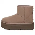 Угги UGG Classic Mini Platform, серо-коричневый - фото