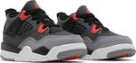 Кроссовки Air Jordan 4 Retro TD Infrared, серый - фото 8