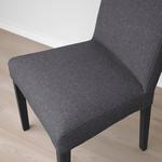 Стул BERGMUND IKEA, цвет black/gunnared medium grey - фото 8