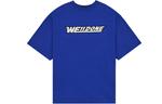 Футболка унисекс синяя WE11DONE - фото