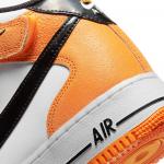Кроссовки Nike Air Force 1 Mid 07, белый/оранжевый - фото 8