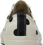 Кроссовки Converse Comme des Garçons x Chuck Taylor All Star 70 Low Polka Dot, кремовый - фото 7