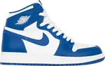 Кроссовки Air Jordan 1 High OG BG Storm Blue, синий - фото
