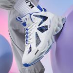 King Jinmai Мид-топ кеды унисекс белые, цвет White - фото 9