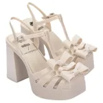 Босоножки Melissa Chunky Heel High Heels, бежевый - фото 3