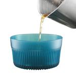 Набор столовый Forcalz Trek 500 из нержавеющей стали на 1 человека, серый / синий / красный - фото 9