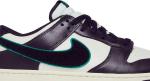 Кроссовки Nike Dunk Low 'Chenille Swoosh - Grand Purple', белый - фото 3
