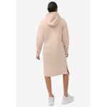 Женское платье-толстовка с капюшоном Ellos больших размеров, черный - фото 2