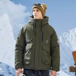 Пуховик унисекс Jeep, Овсяный Кофе - фото 5