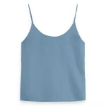 Футболка без рукавов Scotch & Soda Front Jersey Back, синий - фото 3