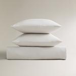 Пододеяльник Zara Home 300 Thread Count Sateen, серый - фото