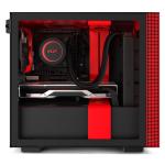 Корпус NZXT H210i, Mini Tower, черный/красный - фото 6