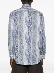 Рубашка с принтом «пейсли» Etro, синий - фото 4