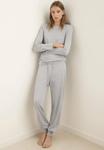 Пижамные брюки Mango Pyjama bottoms, Grey - фото 2