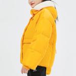 Пуховик женский оранжевый New Balance - фото 3