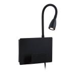 Настенный светильник Paulmann Halina, черный - фото