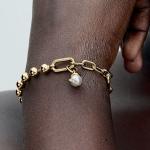 Pandora 14K Gold Plating Charms / Pendants Women's White - фото 6