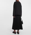 Блузка ana из шелкового кади Fforme, черный - фото 3