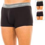 Pack 3 боксёрских шорт в стиле ретро Calvin Klein, черный - фото