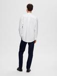 Рубашка на пуговицах Comfort fit SELECTED, белый - фото 3