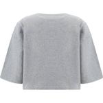 Флисовая кроп-футболка Fruit BALMAIN, серый - фото 4