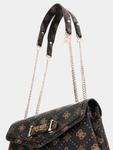 Сумка через плечо GUESS Silia, Cognac/Dark brown - фото 4