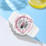 Disney Часы Song Series Electronic Movement Silicone Strap Watch Unisex Silver Dial - фото 4