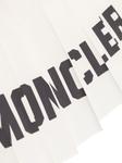 Moncler Enfant плиссированная юбка мини с логотипом, нейтральный цвет - фото 3