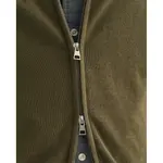 Свитер Gant Casual full zip, зеленый - фото 4