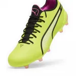 Футбольные бутсы Puma King Ultimate FG/AG, желтый - фото 5