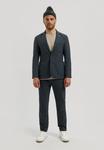 Dstrezzed Пиджак 'Norris Tech Weave' Regular fit в темно-сером цвете - фото 4