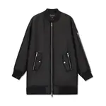 MICHAEL KORS Сатиновый бомбер с лаковым покрытием, Black - фото 3