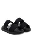 Мюли Flat Molded Dbl Bar Sandal Cv YM0YM01222 Calvin Klein Jeans, черный - фото 2