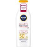 Солнцезащитное молочко Spf50+ 200мл, Nivea - фото