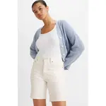 Шорты Levi's Ribcage denim, белый - фото