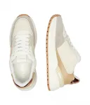 Кожаные кроссовки Gem 07 Pinko, бежевый - фото 4