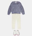 Хлопковые брюки Il Gufo, Pearl Grey - фото 2