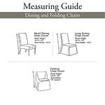 Чехол для обеденного стула Sure Fit Scroll Leaf, коричневый - фото 4