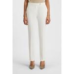 Узкие брюки с разрезами по низу BOSS, белый - фото 3