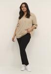 Блузка РАДОСТЬ Kaffe Curve, бежевый - фото 2