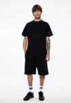 Футболка PULL&BEAR SET BERMUDA SHORTS AND T-SHIRT, Black - фото