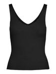Вязаный топ VERO MODA Knitted Top VMGlory, черный - фото