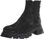 Женские ботинки DKNY Sasha Metallic Combat, Deep Black - фото