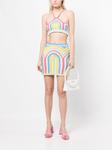 Casablanca юбка мини, мультиколор - фото 2