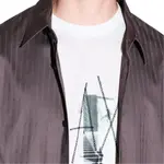 Серая мужская рубашка ARMANI EXCHANGE, серый - фото 5