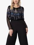 Широкий комбинезон с лифом и пайетками nerissa Raishma, черный - фото 2