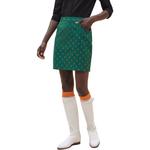 Юбка джинсовая женская Hermes, зеленый - фото