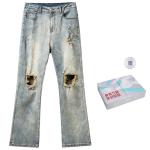 Джинсы унисекс Xinyinsu, желтый - фото 22