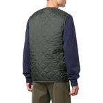 Реверсивная клетчатая стеганая жилетка с молнией BARBOUR, зеленый - фото 6