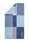 Полотенце банное Joop! Squares Divided, 80x150 см, синий - фото